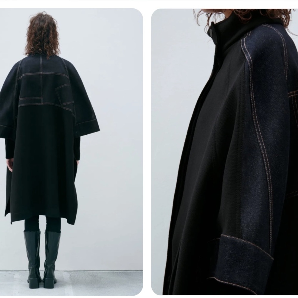 MANTECO WOOL BLEND CAPE